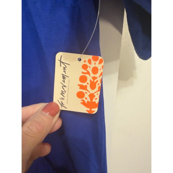 Free People FP Movement Romper Electric Shock Blue XS - Picture 4 of 7